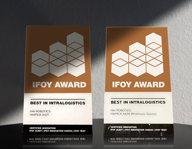 IFOY Best in Intralogistics Certificate for A42T & A42N Warehouse Solution.jpg.jpg