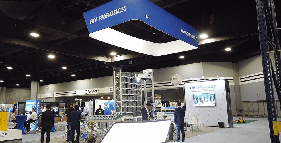 HAI ROBOTICS warehouse robots on MODEX.gif.gif